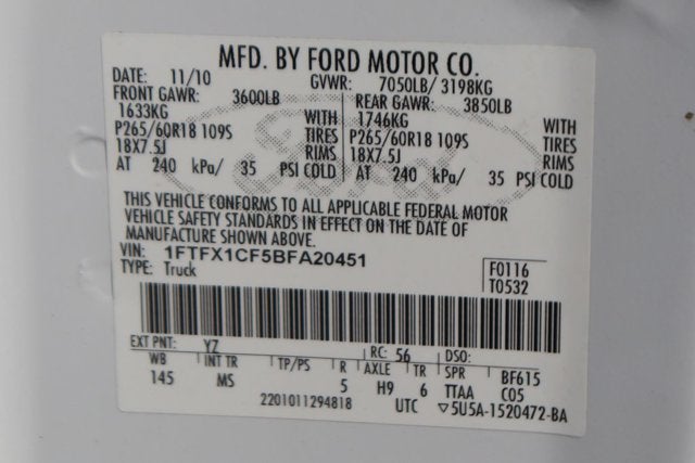 2011 Ford F-150 XLT