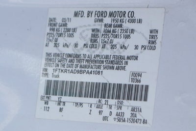 2011 Ford Ranger XLT