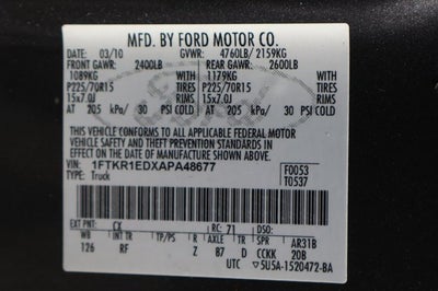 2010 Ford Ranger XLT