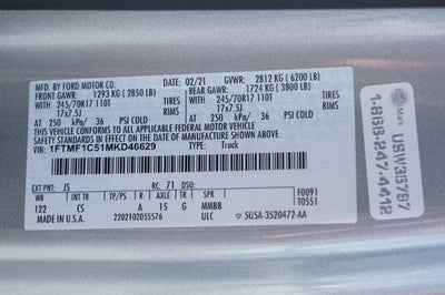 2021 Ford F-150 XL