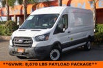 2020 Ford TRANSIT CARGO VAN T-150 130" Med Rf 8670 GVWR RWD
