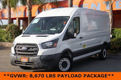 2020 Ford TRANSIT CARGO VAN T-150 130" Med Rf 8670 GVWR RWD
