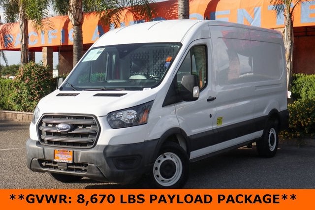 2020 Ford TRANSIT CARGO VAN T-150 130" Med Rf 8670 GVWR RWD