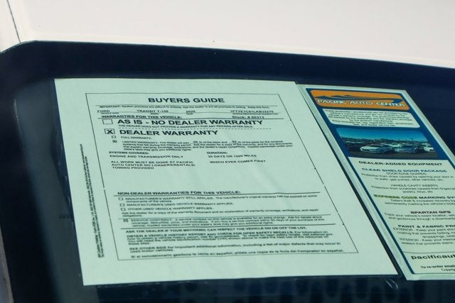 2020 Ford TRANSIT CARGO VAN T-150 130" Med Rf 8670 GVWR RWD