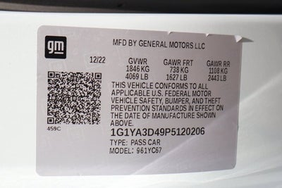 2023 Chevrolet Corvette Stingray