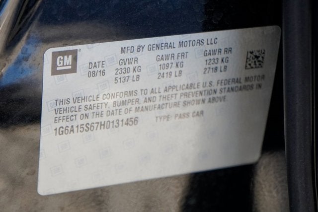 2017 Cadillac CTS-V Luxury Package