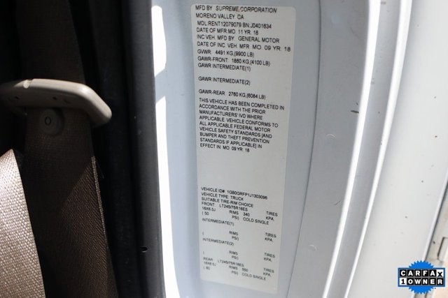 2018 Chevrolet Express 3500 Work Van