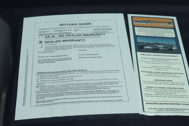 2021 Chevrolet Express 3500 Work Van