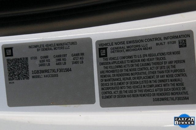 2020 Chevrolet Silverado 3500HD Work Truck