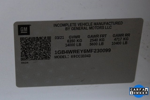 2021 Chevrolet Silverado 3500HD Work Truck