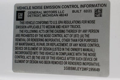 2021 Chevrolet Silverado 2500HD Work Truck