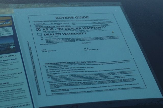 2021 Chevrolet Silverado 3500HD Work Truck