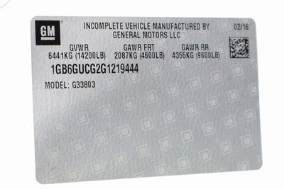 2016 Chevrolet Express 4500 Base