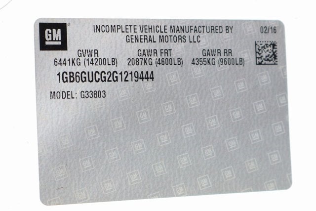 2016 Chevrolet Express 4500 Base