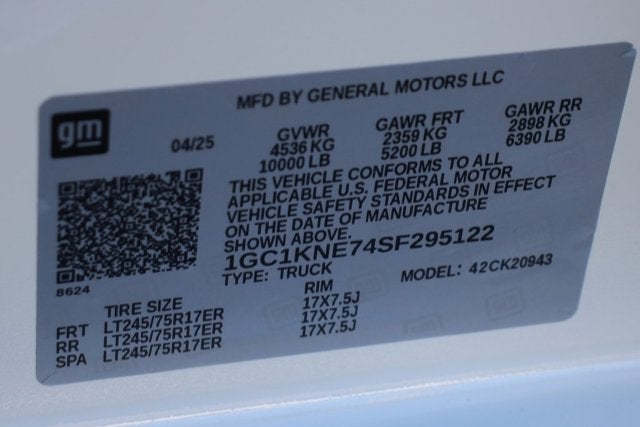 2025 Chevrolet Silverado 2500HD LT