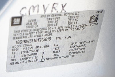 2016 Chevrolet Silverado 2500HD LTZ