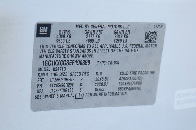 2014 Chevrolet Silverado 2500HD LT