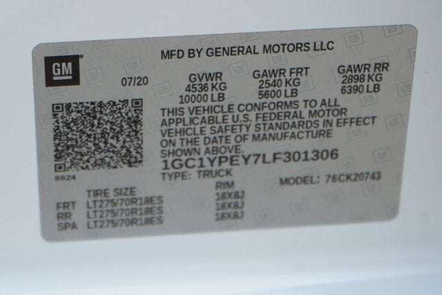 2020 Chevrolet Silverado 2500HD LTZ