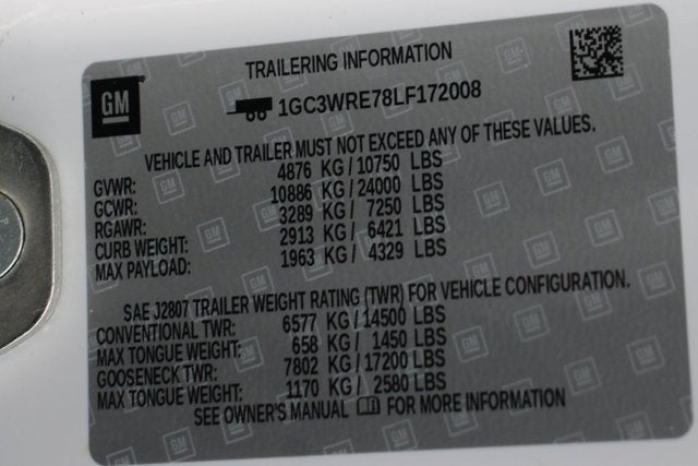 2020 Chevrolet Silverado 3500HD Work Truck