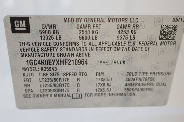 2017 Chevrolet Silverado 3500HD LTZ