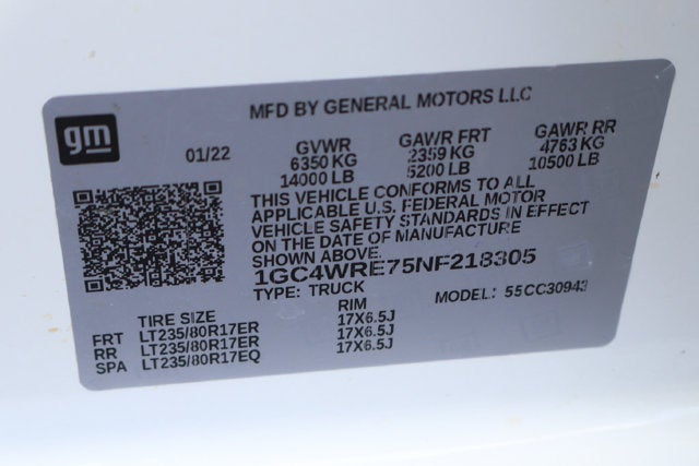 2022 Chevrolet Silverado 3500HD Work Truck