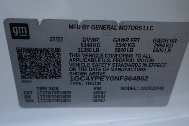 2022 Chevrolet Silverado 2500HD LTZ