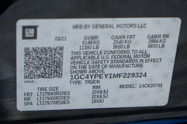 2021 Chevrolet Silverado 2500HD LTZ