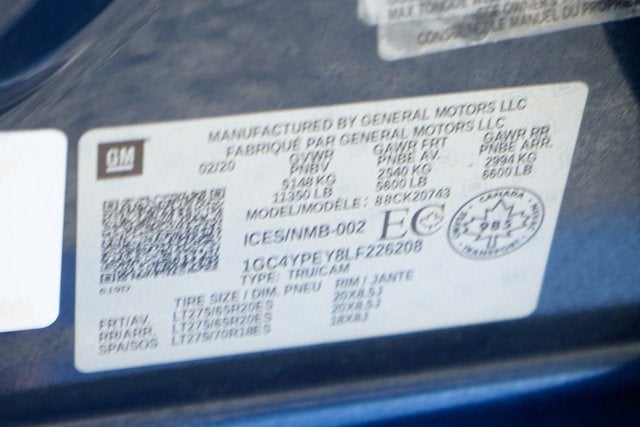 2020 Chevrolet Silverado 2500HD LTZ