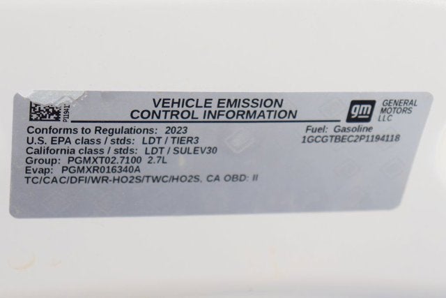 2023 Chevrolet Colorado Work Truck