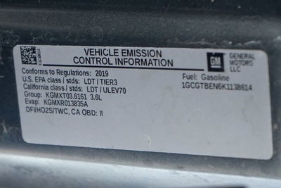 2019 Chevrolet Colorado Work Truck