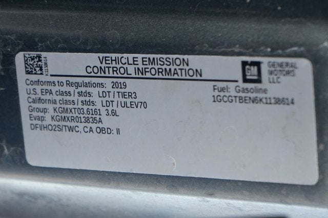 2019 Chevrolet Colorado Work Truck