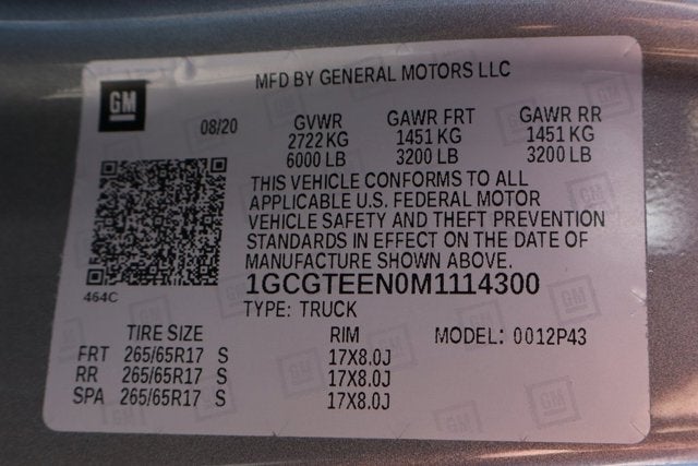 2021 Chevrolet Colorado ZR2