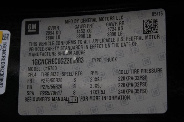 2016 Chevrolet Silverado 1500 LT