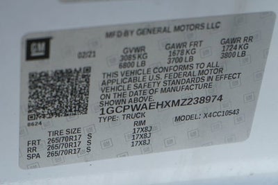 2021 Chevrolet Silverado 1500 WT