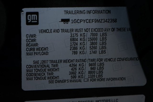 2021 Chevrolet Silverado 1500 Custom Trail Boss