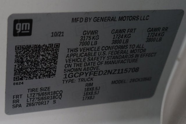 2022 Chevrolet Silverado 1500 LTD LT Trail Boss