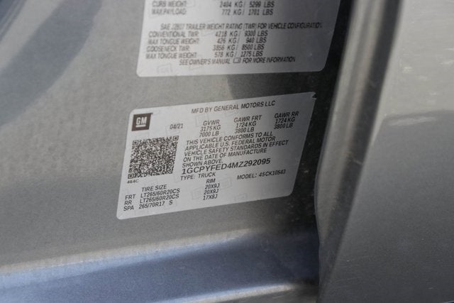 2021 Chevrolet Silverado 1500 LT Trail Boss