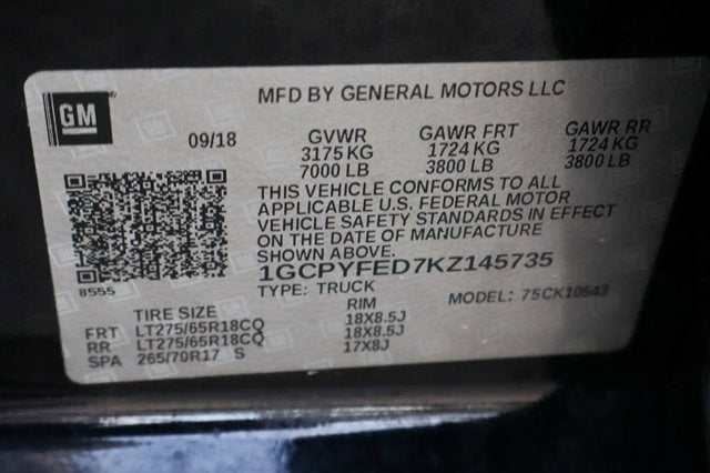 2019 Chevrolet Silverado 1500 LT Trail Boss