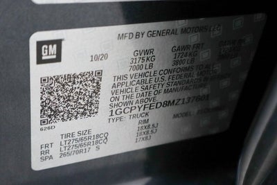 2021 Chevrolet Silverado 1500 LT Trail Boss