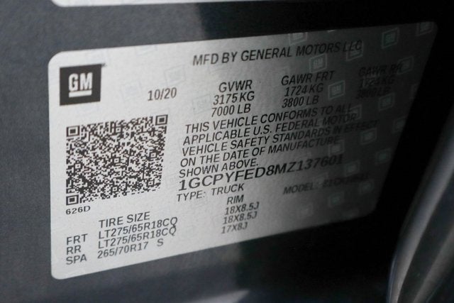 2021 Chevrolet Silverado 1500 LT Trail Boss