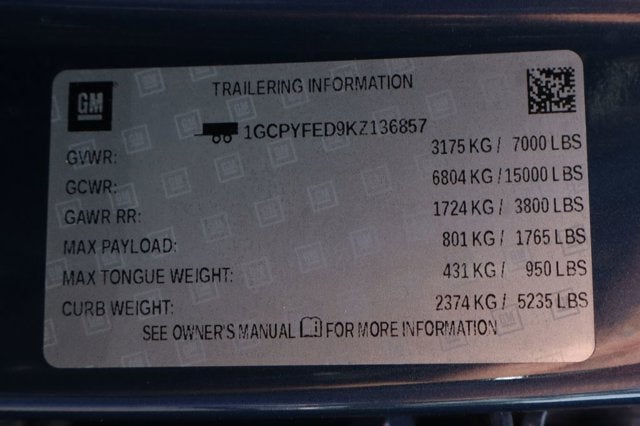 2019 Chevrolet Silverado 1500 LT Trail Boss