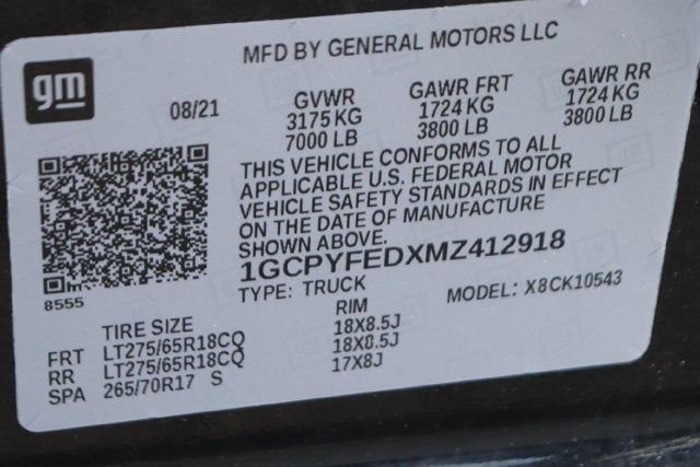 2021 Chevrolet Silverado 1500 LT Trail Boss