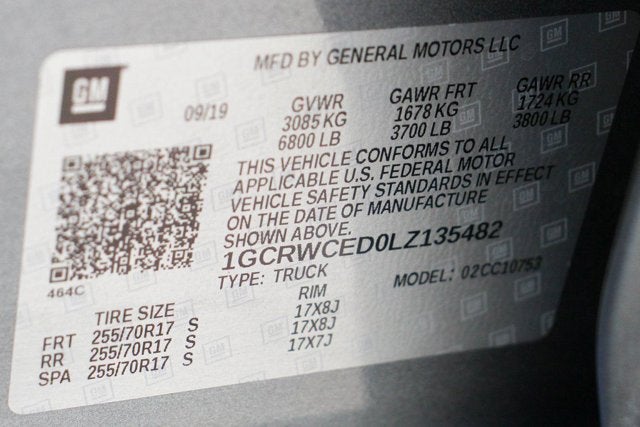 2020 Chevrolet Silverado 1500 LT