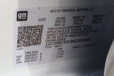 2022 Chevrolet Silverado 1500 LTD LT