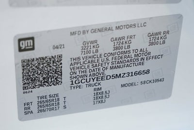 2021 Chevrolet Silverado 1500 RST