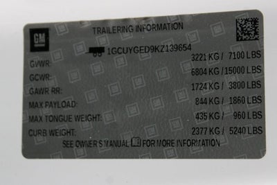 2019 Chevrolet Silverado 1500 LTZ