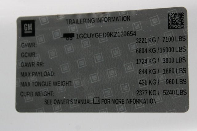 2019 Chevrolet Silverado 1500 LTZ