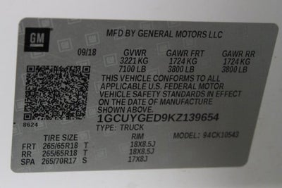 2019 Chevrolet Silverado 1500 LTZ