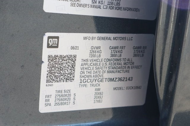 2021 Chevrolet Silverado 1500 LTZ