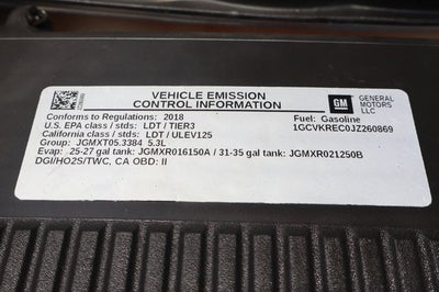 2018 Chevrolet Silverado 1500 LT